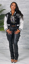 Load image into Gallery viewer, Leather and Wool Varsity Jacket