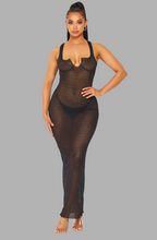 Load image into Gallery viewer, Simple Mesh Maxi Cover up dress