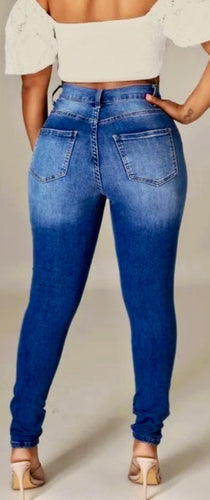 Stretch Ripped Jeans