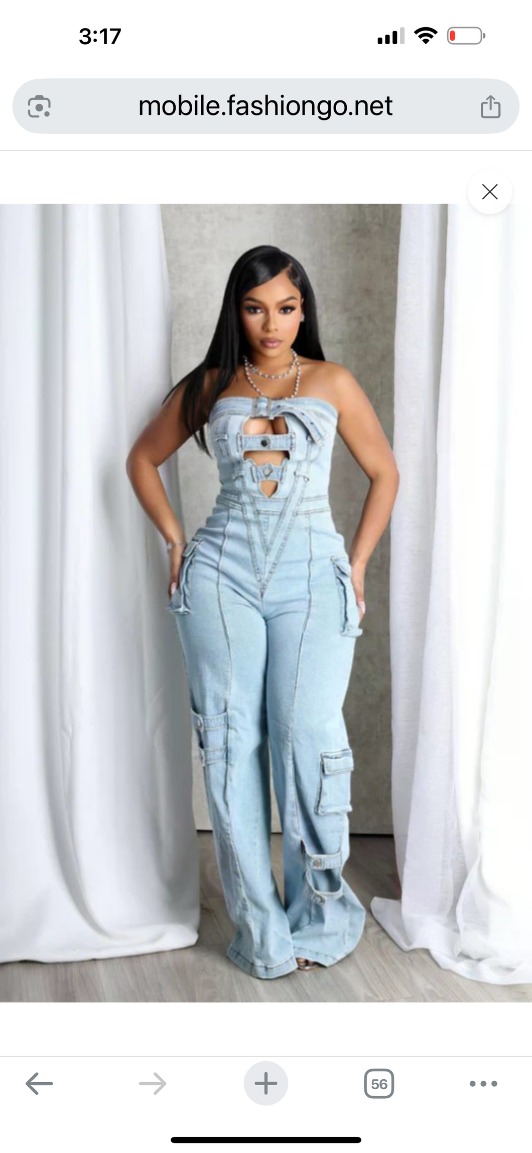 Jumpsuit back out