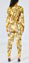 Load image into Gallery viewer, Hooded Snake Print Jumpsuit