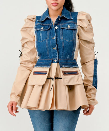 Peplum Pananche Denim jacket