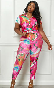 2 Piece Floral Pant Set