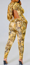 Load image into Gallery viewer, Hooded Snake Print Jumpsuit