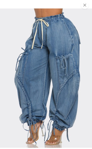 Paperbag Cargo Jeans