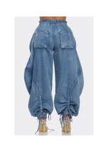 Load image into Gallery viewer, Paperbag Cargo Jeans